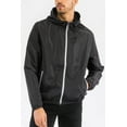 thumbnail image 1 of Men's Lightweight Full Zip Up Reflective Active Runners Jacket Casual Softshell Windbreaker Coat Outerwear, 1 of 4