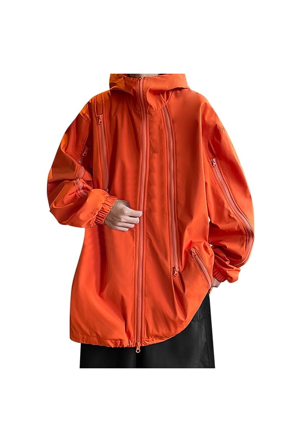 Men's Lightweight Hardshell Windbreaker Jacket for Outdoor Sports Hiking Running Cycling Casual Wear