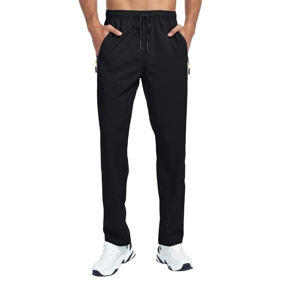 Men's Lightweight Hiking Pants Breathable Quick Dry Fit Waterproof Camping Fishing Running Athletic Active Jogger Pant