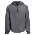 thumbnail image 1 of Men's Lightweight Hooded Jacket Gnmtl XXL, 1 of 4