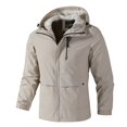 thumbnail image 1 of Men's Lightweight Hooded Jacket for Spring Fall Outdoor Activities Windproof Hardshell Casual Coat, 1 of 1