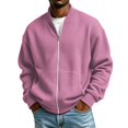 thumbnail image 1 of Men's Lightweight Jackets Casual Light Jackets for Men Waffle Bomber Jacket Varsity Coat with Zipper, 1 of 5