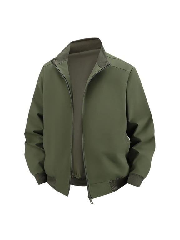 Men's Lightweight Jackets Casual Windbreaker Light Golf Fall