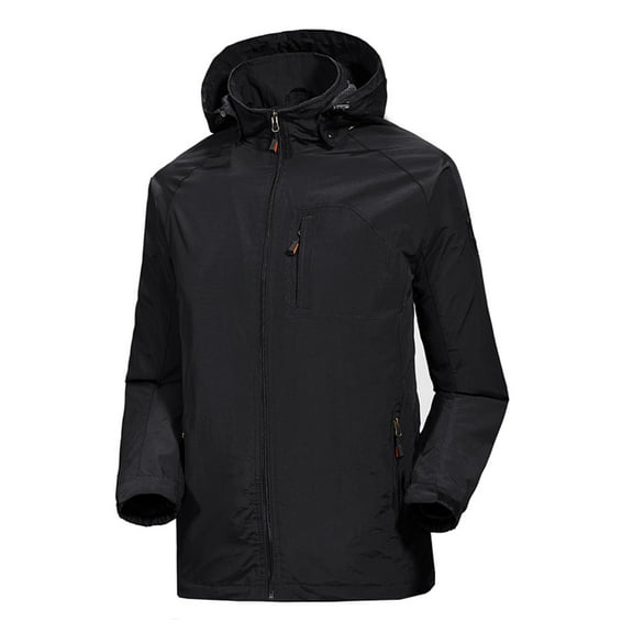 Men's Lightweight Jackets Casual Windbreaker Stylish Light Golf Full Zip Up Work Loose Outwear Long Style Jacket Coat