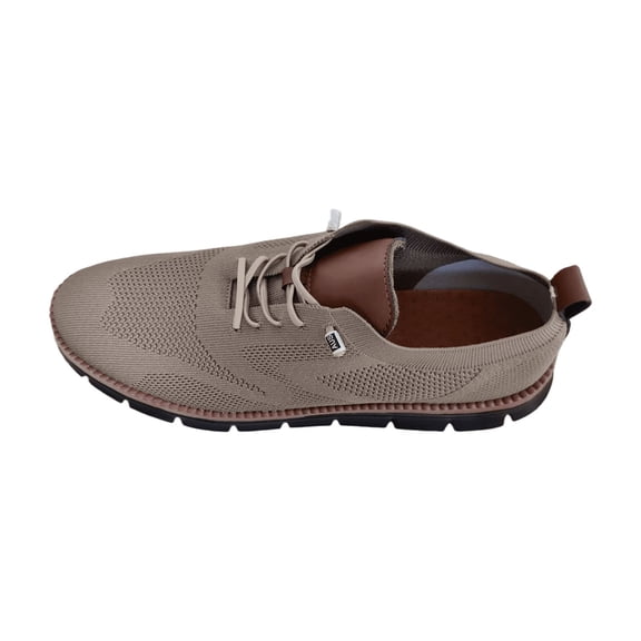 Men’s Lightweight Lace-Up Casual Sneakers, Breathable Walking Shoes, Comfortable Daily Wear Fashion Athleisure, Soft Cushion Support, Non-Slip Outdoor Travel Running Style