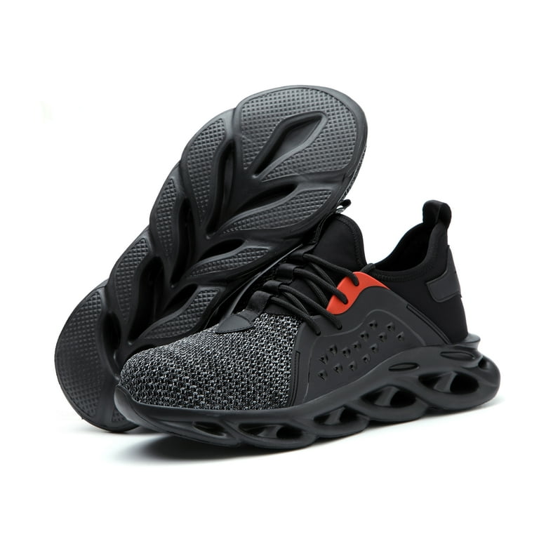 Men's Lightweight Mesh Working Shoes Breathable Steel Toe Shoes