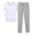 thumbnail image 1 of Men's Lightweight Modal Casual Pajamas Set Loungewear Pjs and Trousers Sleepwear, 1 of 2