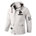 thumbnail image 1 of Men's Lightweight Outdoor Casual Jacket Breathable Textured Coat with Pockets for Spring Autumn Sports, 1 of 2