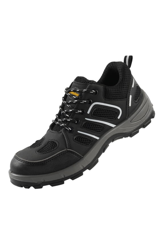 Men’s Lightweight Outdoor Trail Sneakers, Breathable Mesh Hiking Shoes with Reinforced Toe, Durable Non-Slip Rubber Outsole, Shock-Absorbing All-Terrain Training & Walking Shoes