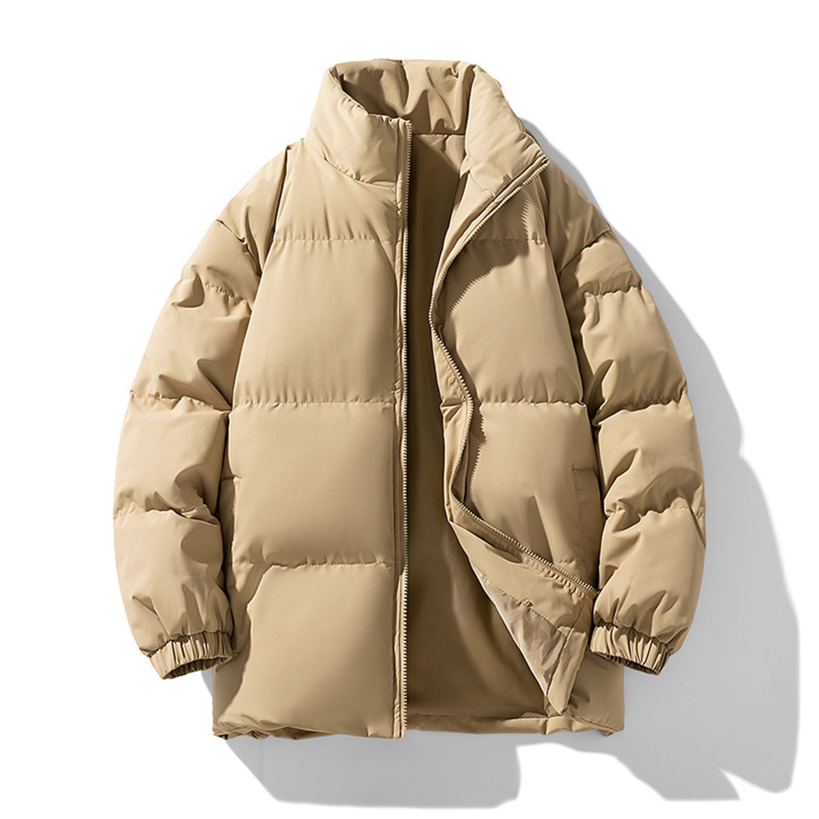 Men's Lightweight Packable Puffer Jacket Winter Coat Winter Solid