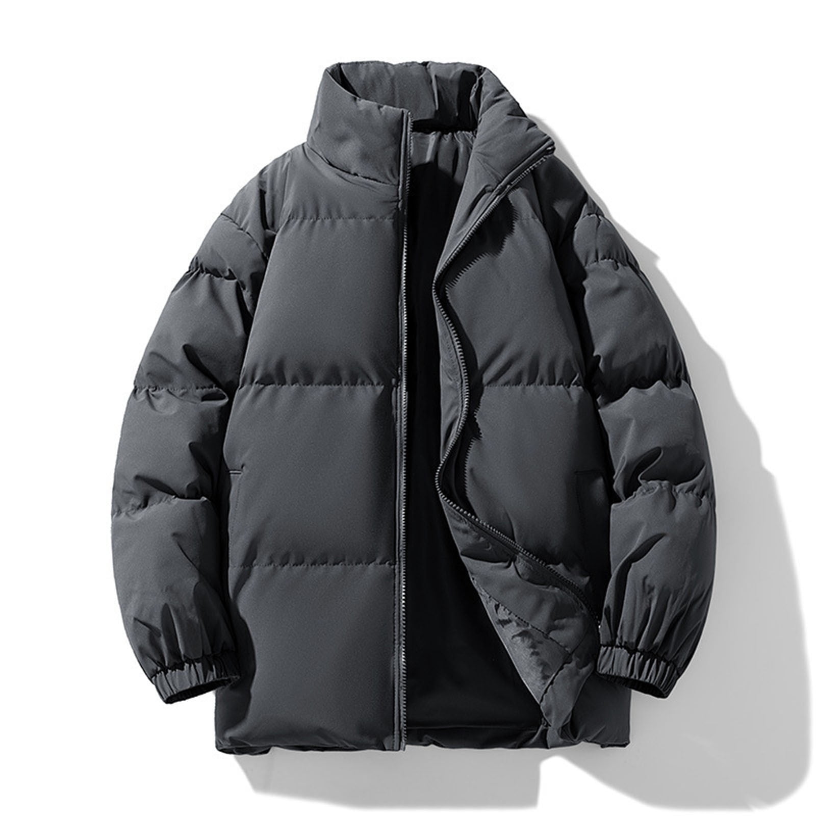 Men's Lightweight Packable Puffer Jacket Winter Coat Winter Solid