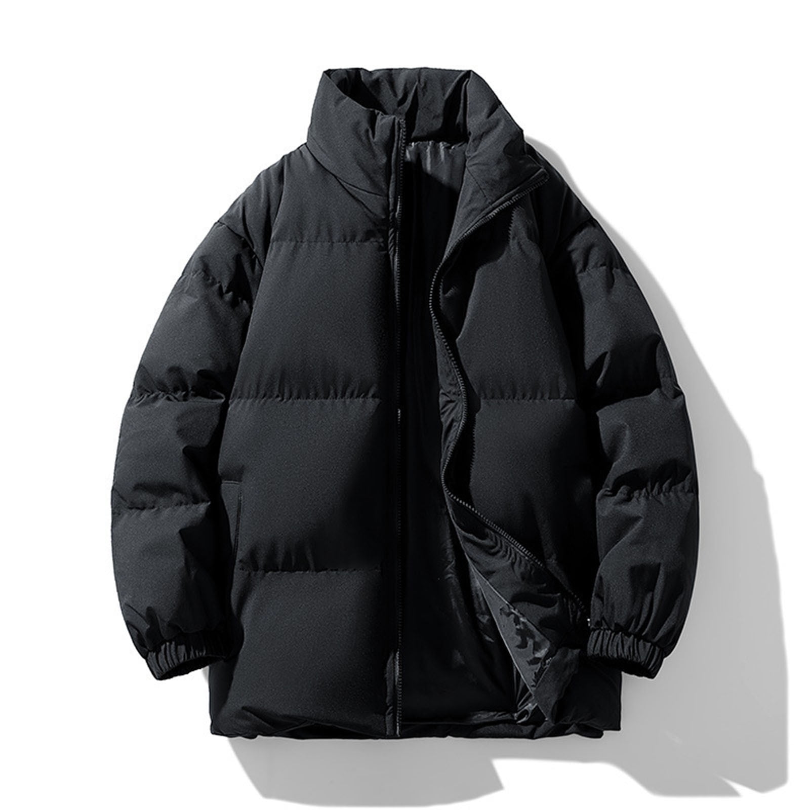 Men's Lightweight Packable Puffer Jacket Winter Coat Winter Solid
