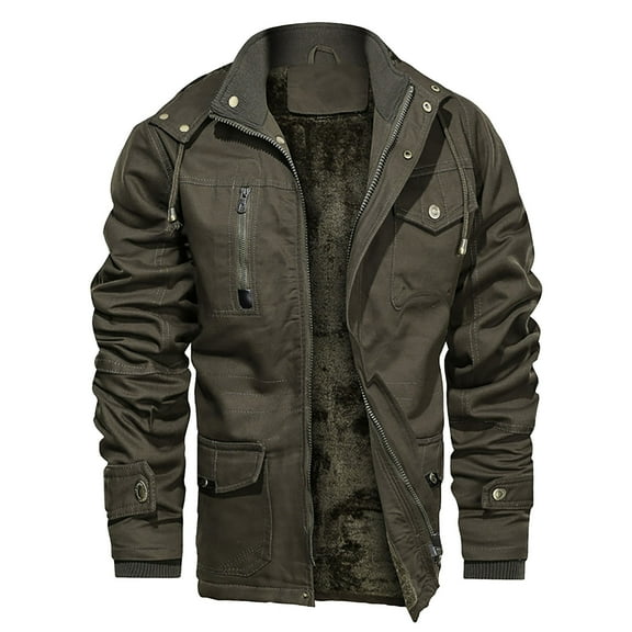 Men's Lightweight Padded Jacket for Autumn Winter Outdoor Sports Casual Workwear Windproof Comfortable Coat