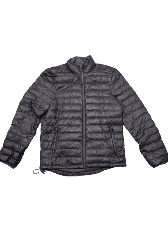 Men's Lightweight Puffer Jacket -(Black, Small)