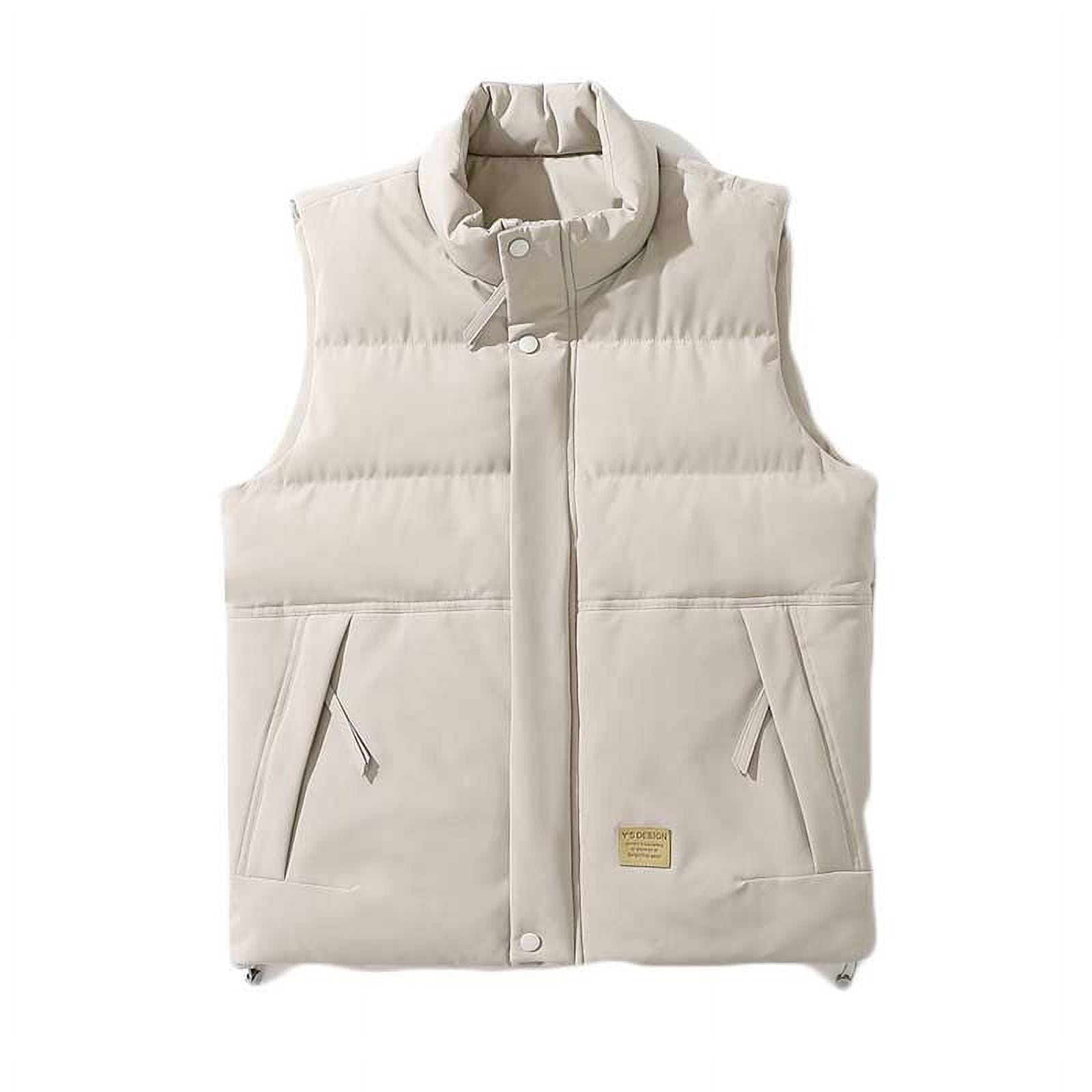 Sleeveless zipper jacket sale
