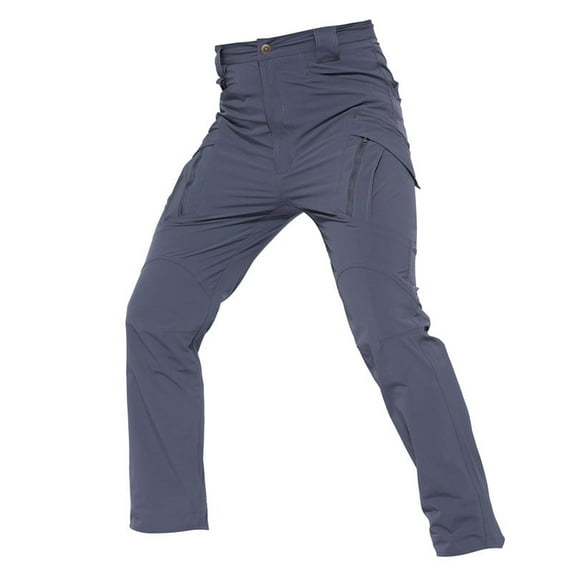 Men's Lightweight Quick-Dry Stretch Cargo Pants with Multi Pockets