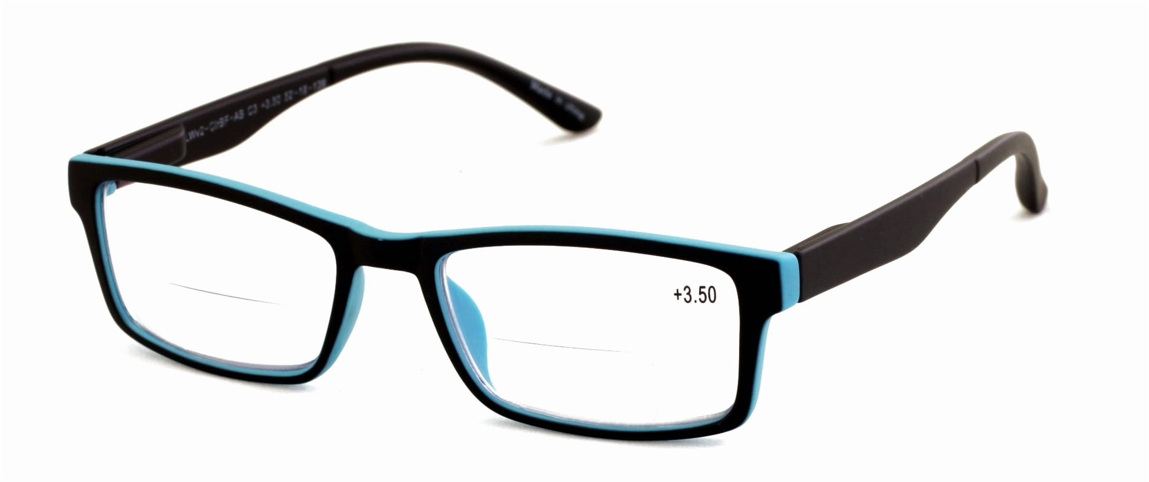 Men’s Lightweight Rectangular Readers – Spring Hinge Matte Reading ...