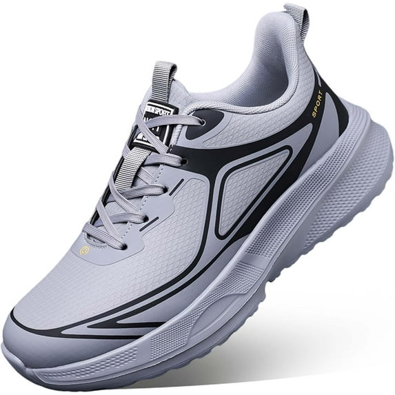Men's Lightweight Running Shoes - Breathable Mesh Upper with anti-slip Sole for Walking & Jogging