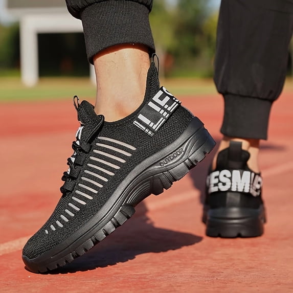 Men's Lightweight Running Shoes Breathable Non-Slip Athletic Sneakers with Cushioned Support for Walking Gym Training Jogging Travel and Everyday Comfort