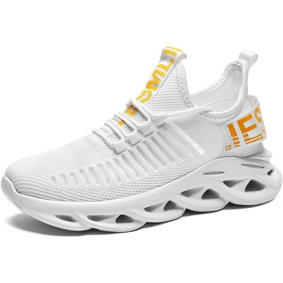 Men's Lightweight Running Shoes Slip On Athletic Walking Sneakers