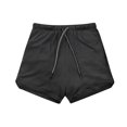 thumbnail image 1 of Men's Lightweight Running Shorts with Built-in Liner for Gym Training Outdoor Sports and Casual Wear Mens Shor Drawstring Elastic Waist Casual Beach Pants, 1 of 3