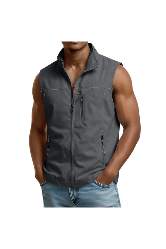 Men's Lightweight Running Vest – Sleeveless Gym Training Top, Summer Fitness Tank for Run and Workout, S