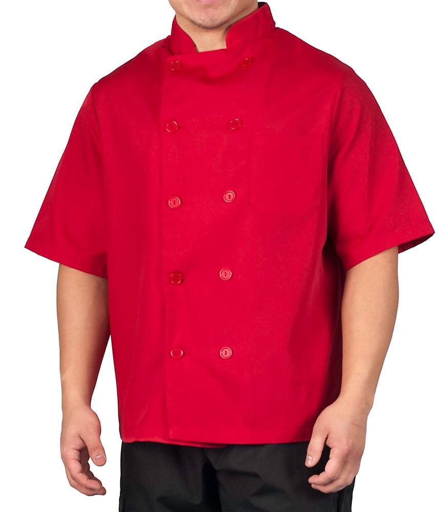 Men's Lightweight Short Sleeve Chef Coat