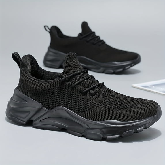 Men's Lightweight Sneakers - Athletic Shoes - Breathable Lace-ups