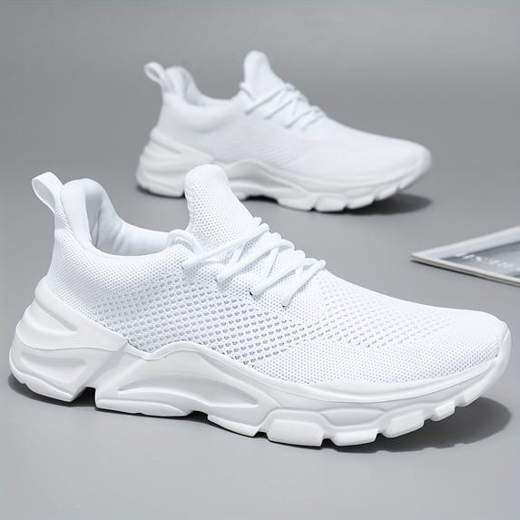 Men's Lightweight Sneakers - Athletic Shoes - Breathable Lace-ups