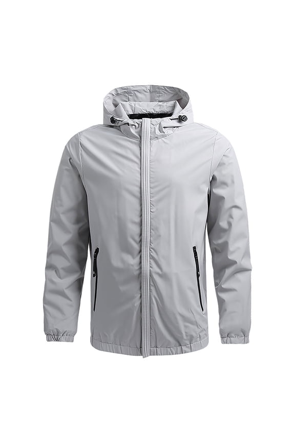 Men's Lightweight Softshell Jacket Fleece Lined Hooded Water Resistant Winter Hiking Windbreaker Jackets
