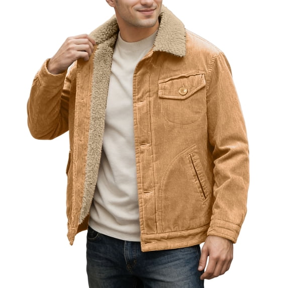 Men's Lightweight Softshell Jacket, -Lined Waterproof Windbreaker with Zipper Pockets for Outdoor Hiking and Daily Wear