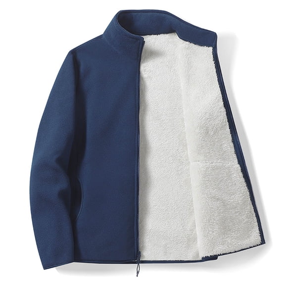 Men's Lightweight Softshell Jacket Warm Fleece Lined Windbreaker Waterproof Soft Shell Fashion Casual Jacket Casing Long Sleeve Pocket Solid Color Bottoming Cardigan Coat for Outdoor Hiking