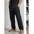 thumbnail image 1 of Men's Lightweight Sweatpants Cotton Straight Leg Lounge Pants with Pockets Elastic Waist Outdoor Hiking Pant, 1 of 8
