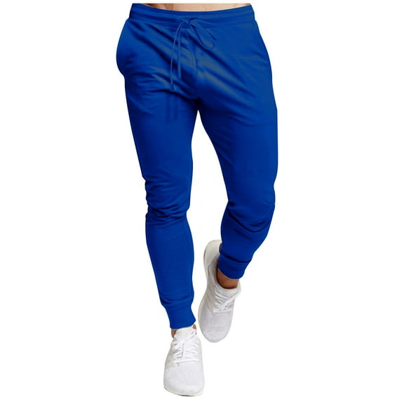 Men's Lightweight Sweatpants Stretch Casual Drawstring Joggers Loose Fit Athletic Pants with Pockets