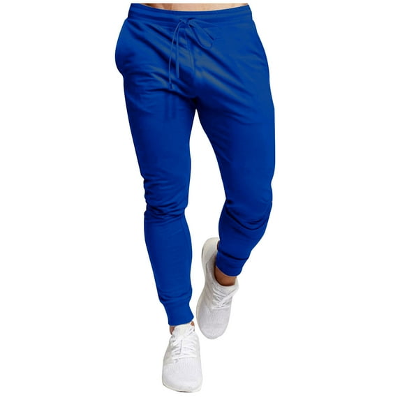Men's Lightweight Sweatpants Stretch Casual Drawstring Joggers Loose Fit Athletic Pants with Pockets