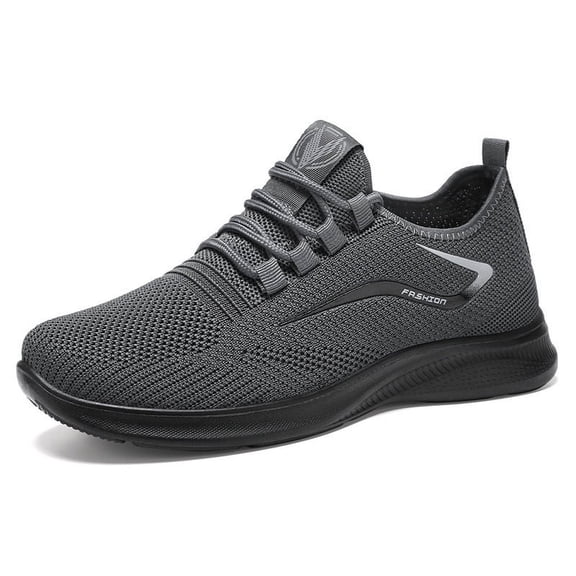 Men's Lightweight Walking Sneakers - Breathable & Anti-Slip Casual Shoes for Work, Travel, and Everyday Wear