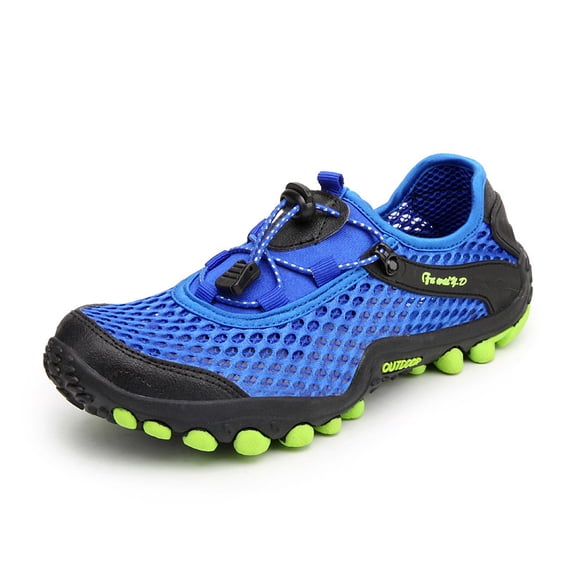 Men's Lightweight Water Shoes Breathable Mesh Aqua Sneakers with Non-Slip Sole, Quick Dry Slip-On Design for Beach, Fishing, Wading, Hiking and Outdoor Water Sports
