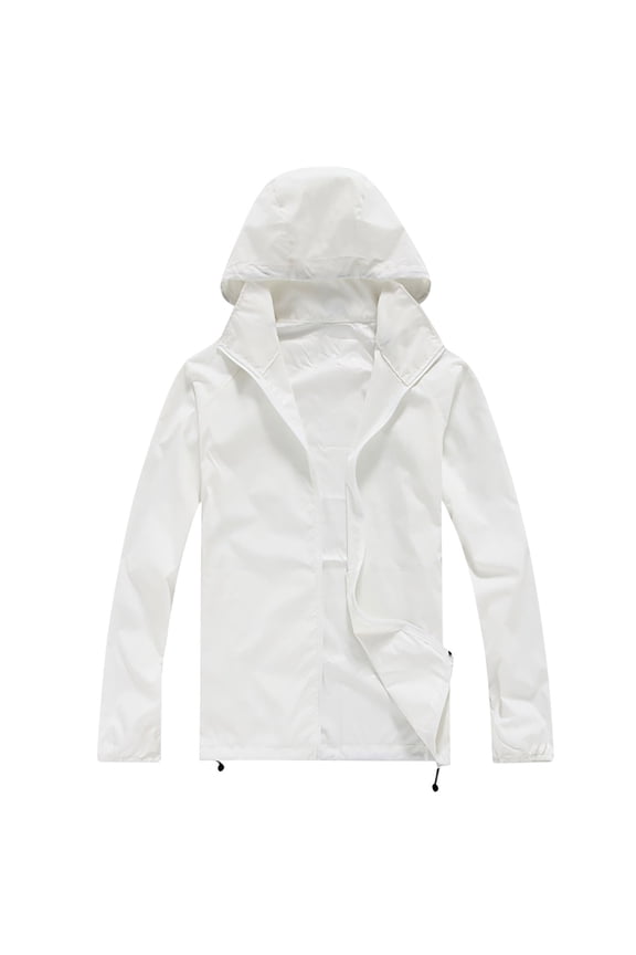 Men's Lightweight Waterproof Packable Jacket Rain Proof Quick Dry Coat Raincoat