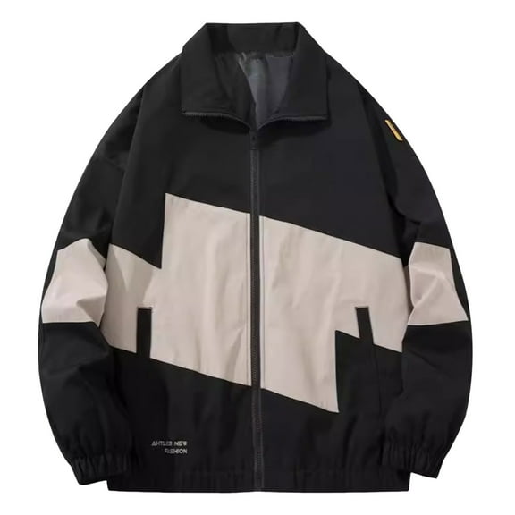 Men's Lightweight Windbreaker Jacket Casual Outdoor Sporty Zip Up Coat for Daily Wear and Comfort