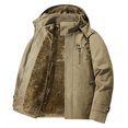 thumbnail image 1 of Men's Lightweight Windproof Hooded Jacket for Autumn Winter Outdoor Casual Wear with Comfortable Loose Fit, 1 of 2