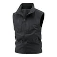 thumbnail image 1 of Men's Lightweight Zip Up Vest Windproof Sleeveless Jacket for Travel Hiking Running Golf, 1 of 5