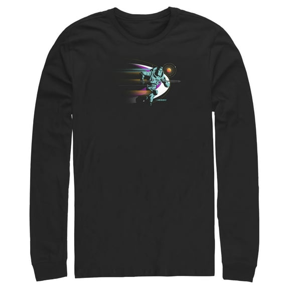 Men's Lightyear Buzz Running  Long Sleeve Shirt Black Large