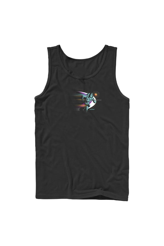 Men's Lightyear Buzz Running Tank Top Black Large