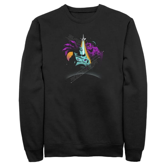 Men's Lightyear Buzz and Zurg Sweatshirt Black Medium