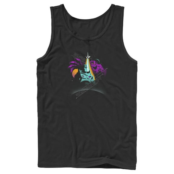 Men's Lightyear Buzz and Zurg Tank Top Black Large
