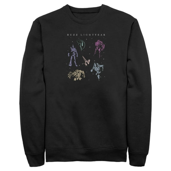 Men's Lightyear Buzz in Space Sweatshirt Black 3X Large