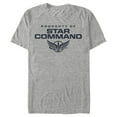 thumbnail image 1 of Men's Lightyear Property of Star Command  Graphic Tee Athletic Heather 3X Large, 1 of 5