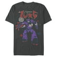 thumbnail image 1 of Men's Lightyear Retro Emperor Zurg Distressed  Graphic Tee Charcoal Large, 1 of 5