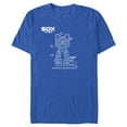 thumbnail image 1 of Men's Lightyear Sox Blueprint  Graphic Tee Royal Blue Large, 1 of 4
