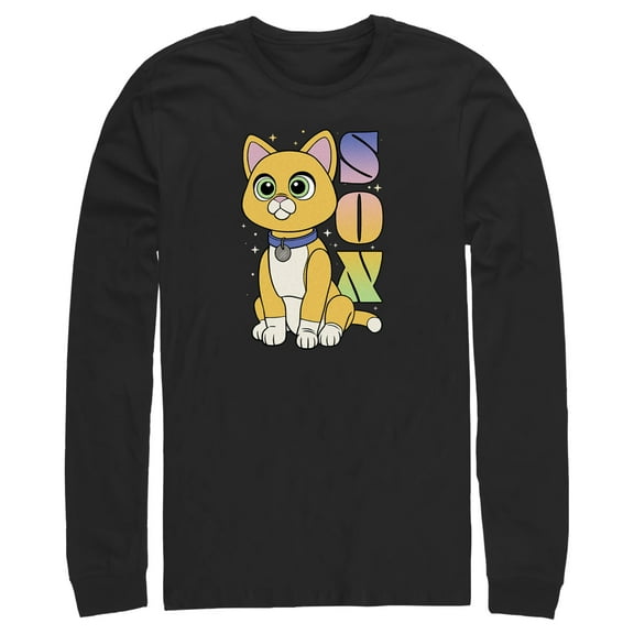 Men's Lightyear Sox Portrait  Long Sleeve Shirt Black X Large